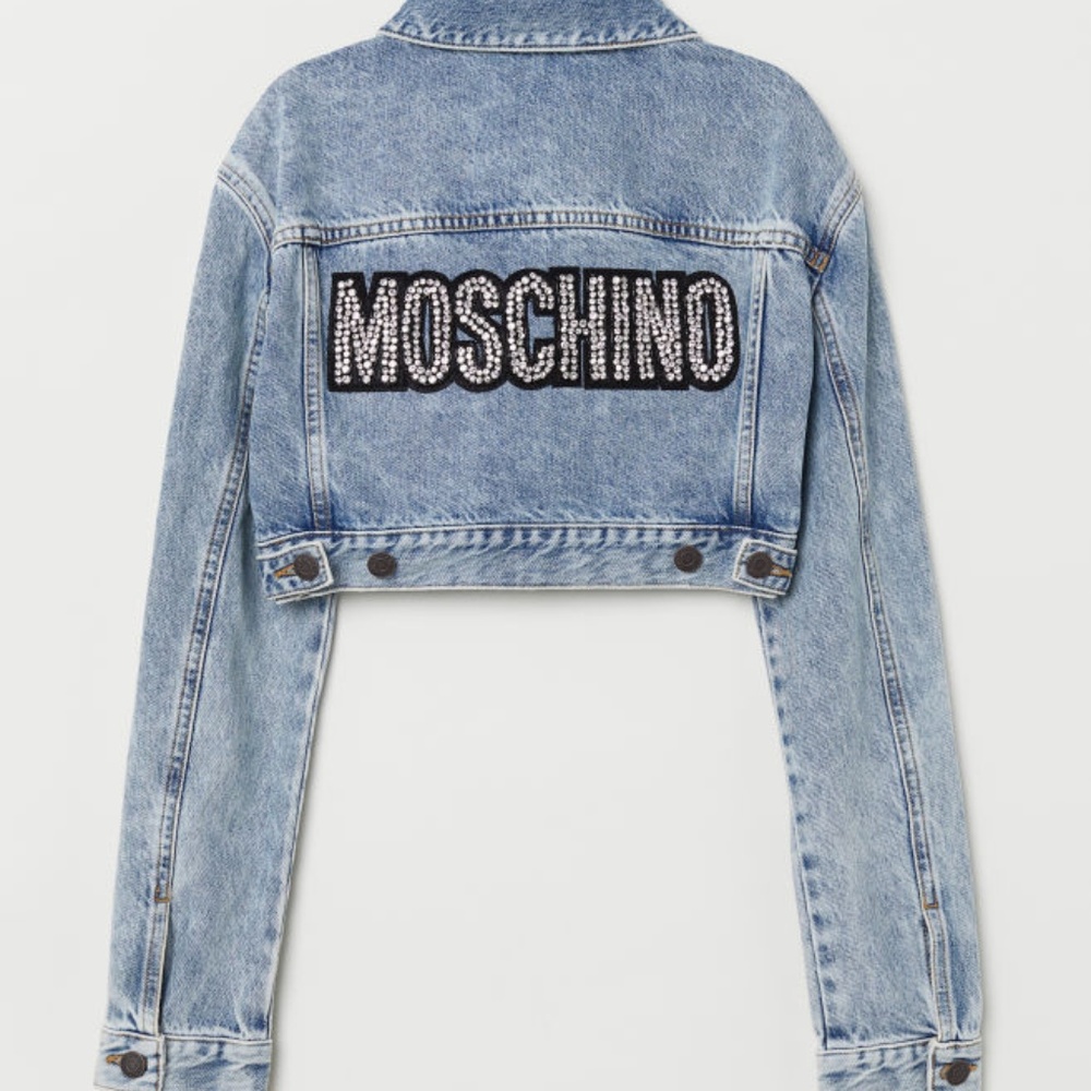 Moschino H&M Short Rhinestone Jacket Size M